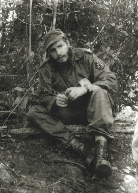 Fidel en la Sierra con botas