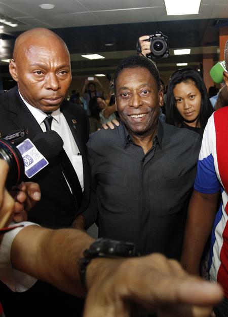 Pelé é presidente de honra do clube em que atuou entre 1975 e 1977